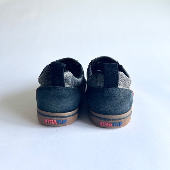 Men’s Xtra Tuf Green Military Fabric Rubber Outsole Low Top Sneakers Size 8 - Picture 12 of 16